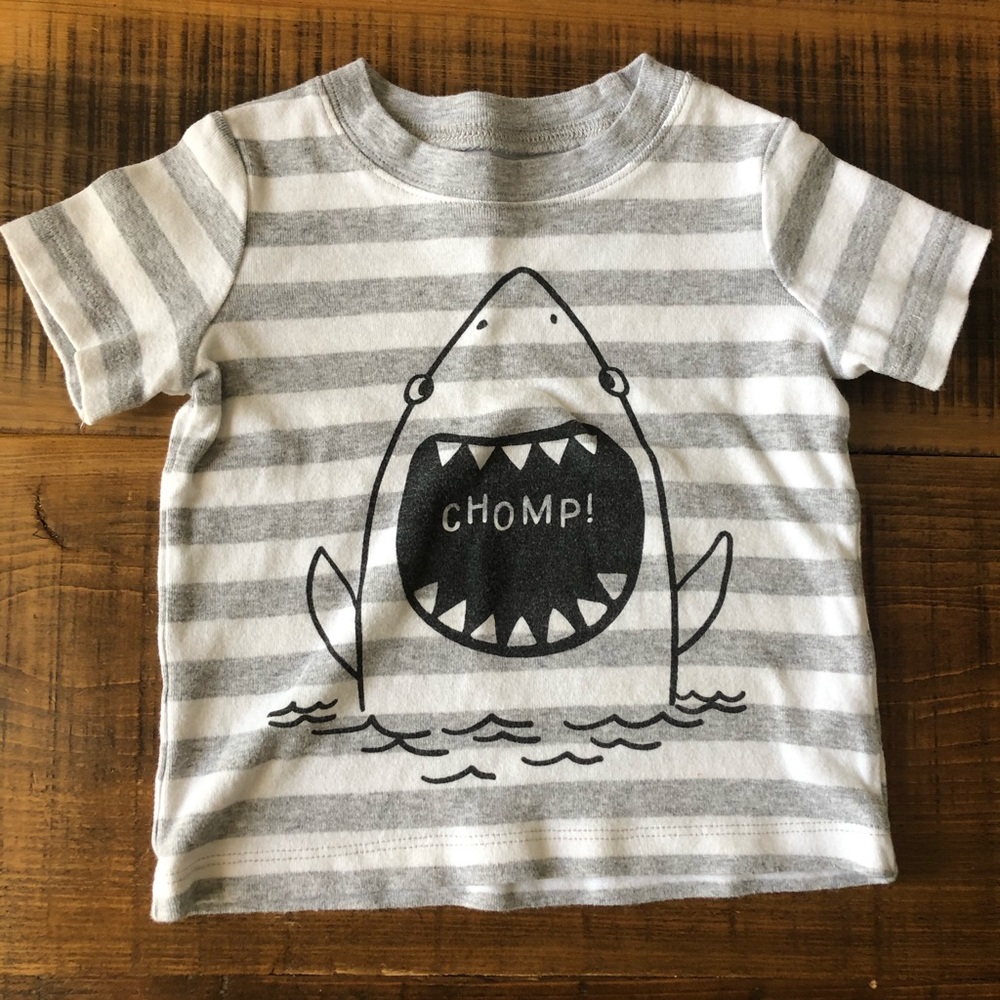 “Chomp” Shark Tee